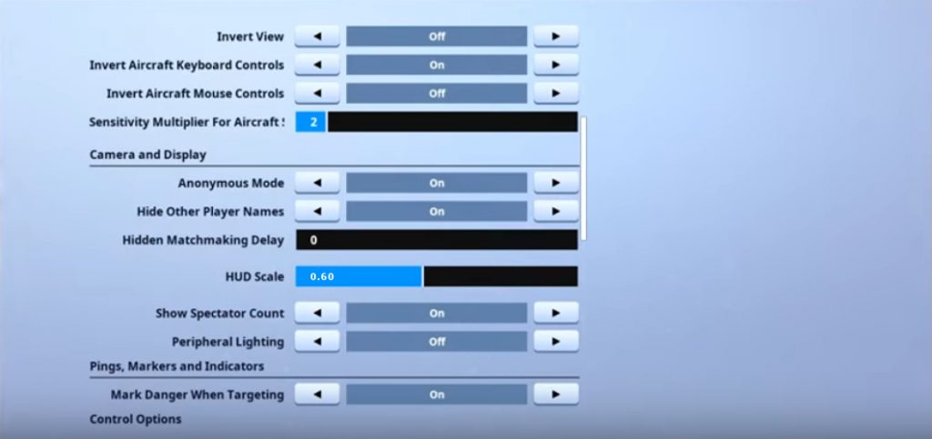 ErycTriceps Game Settings