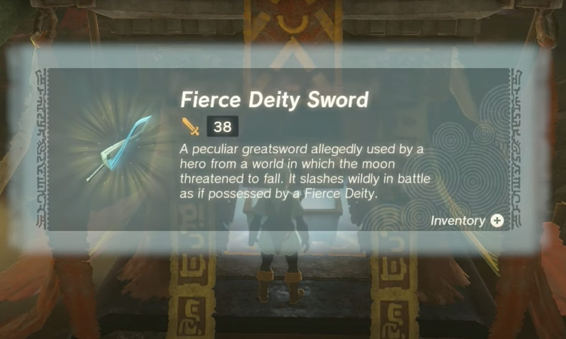 fierce deity sword in totk
